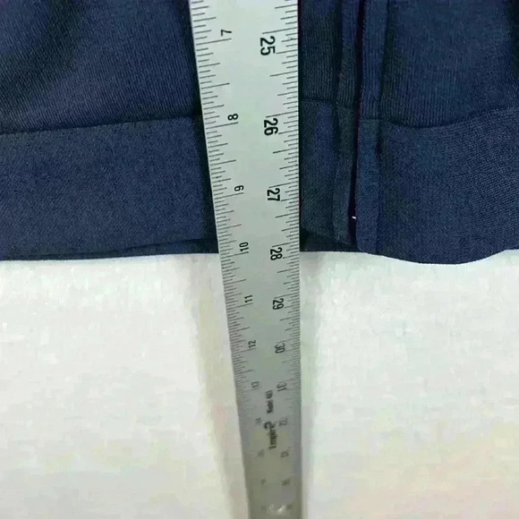 Anne Klein II Jacket Navy Women’s Size Medium Full Zip Collarless Rayon Blend - Picture 9 of 9